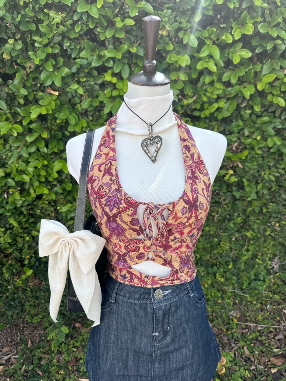 ✨I.AM.GIA paisley halter top
